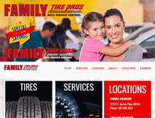Tablet Screenshot of familytireandautoservice.com